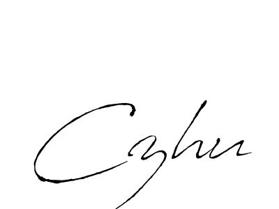 Also we have Czhu name is the best signature style. Create professional handwritten signature collection using Antro_Vectra autograph style. Czhu signature style 6 images and pictures png