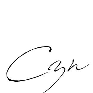 Create a beautiful signature design for name Czn. With this signature (Antro_Vectra) fonts, you can make a handwritten signature for free. Czn signature style 6 images and pictures png