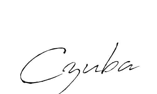 How to make Czuba name signature. Use Antro_Vectra style for creating short signs online. This is the latest handwritten sign. Czuba signature style 6 images and pictures png