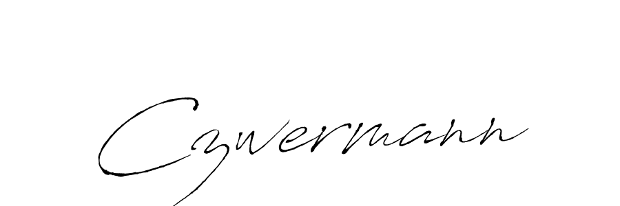 Create a beautiful signature design for name Czwermann. With this signature (Antro_Vectra) fonts, you can make a handwritten signature for free. Czwermann signature style 6 images and pictures png