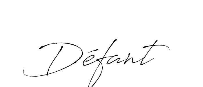 You should practise on your own different ways (Antro_Vectra) to write your name (Défant) in signature. don't let someone else do it for you. Défant signature style 6 images and pictures png