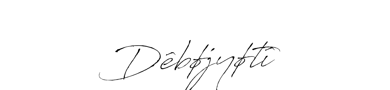 Design your own signature with our free online signature maker. With this signature software, you can create a handwritten (Antro_Vectra) signature for name Dêbøjyøtî. Dêbøjyøtî signature style 6 images and pictures png