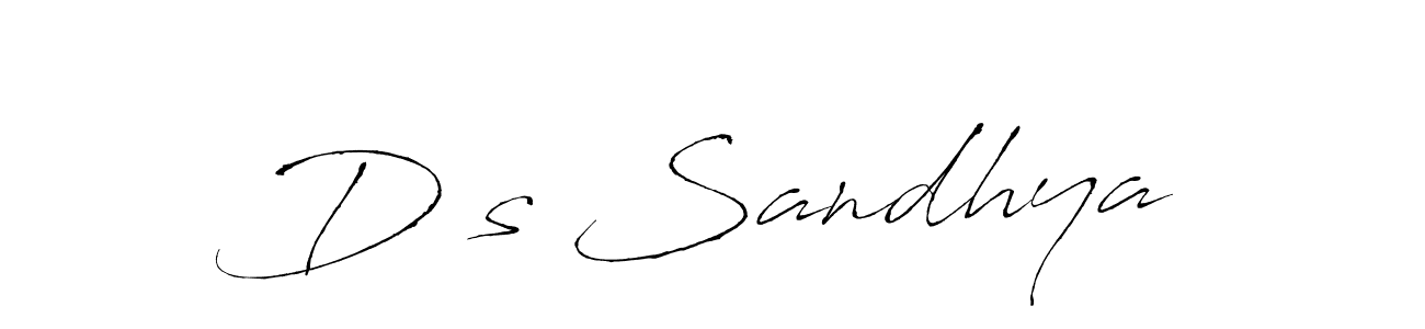 Also we have D❤s Sandhya name is the best signature style. Create professional handwritten signature collection using Antro_Vectra autograph style. D❤s Sandhya signature style 6 images and pictures png