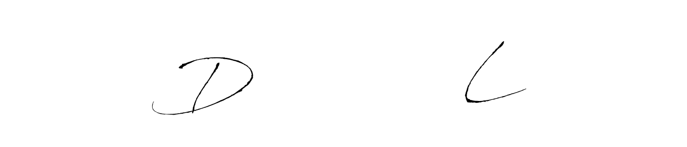 The best way (Antro_Vectra) to make a short signature is to pick only two or three words in your name. The name D            L include a total of six letters. For converting this name. D            L signature style 6 images and pictures png