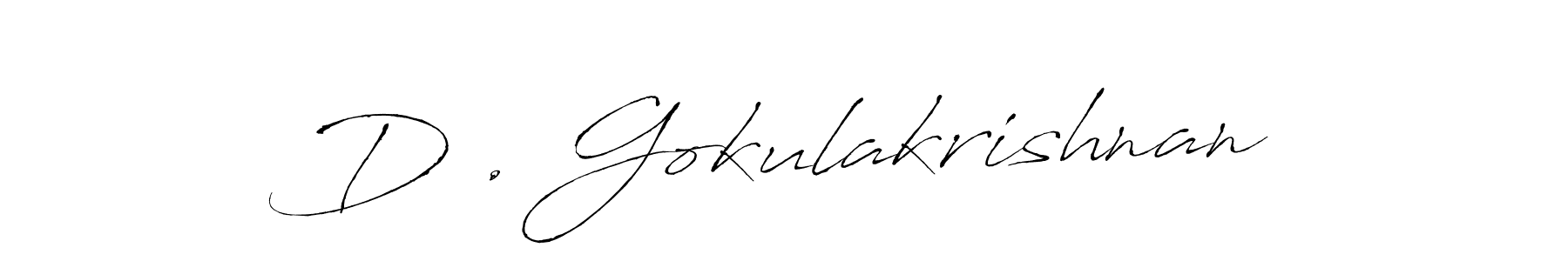Use a signature maker to create a handwritten signature online. With this signature software, you can design (Antro_Vectra) your own signature for name D . Gokulakrishnan. D . Gokulakrishnan signature style 6 images and pictures png