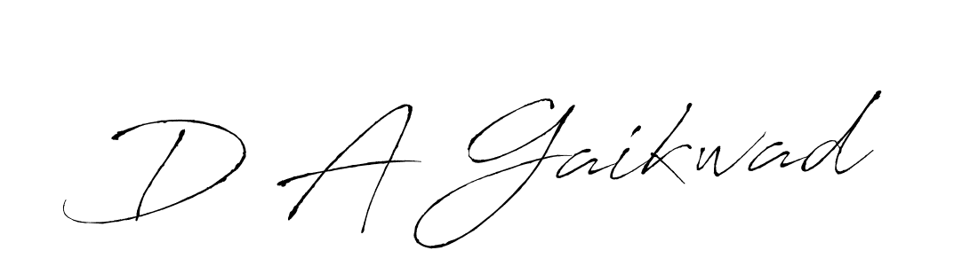 How to make D A Gaikwad signature? Antro_Vectra is a professional autograph style. Create handwritten signature for D A Gaikwad name. D A Gaikwad signature style 6 images and pictures png