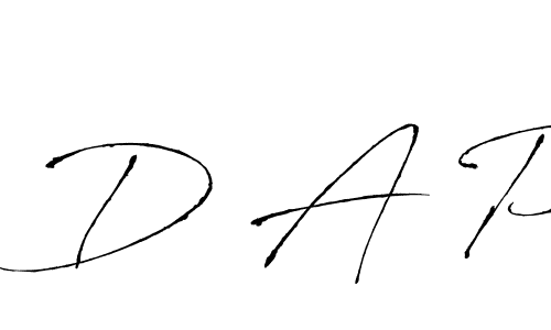 Make a beautiful signature design for name D A P. Use this online signature maker to create a handwritten signature for free. D A P signature style 6 images and pictures png