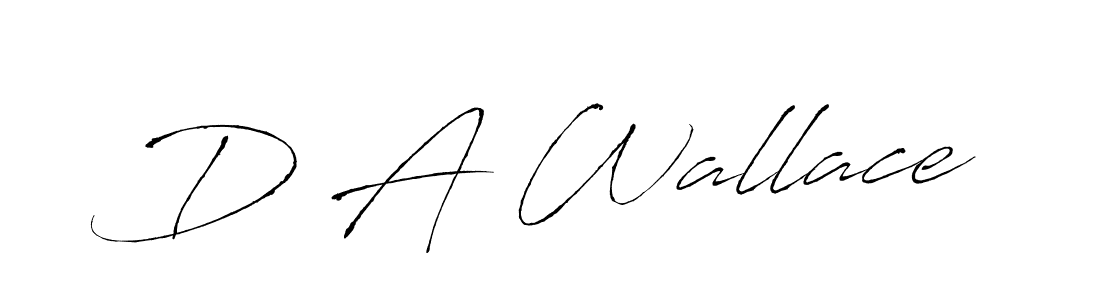 Also we have D A Wallace name is the best signature style. Create professional handwritten signature collection using Antro_Vectra autograph style. D A Wallace signature style 6 images and pictures png