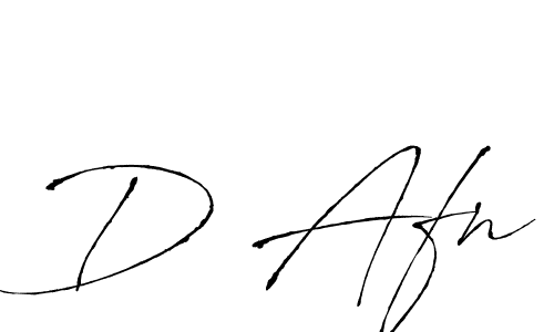 The best way (Antro_Vectra) to make a short signature is to pick only two or three words in your name. The name D Afn include a total of six letters. For converting this name. D Afn signature style 6 images and pictures png