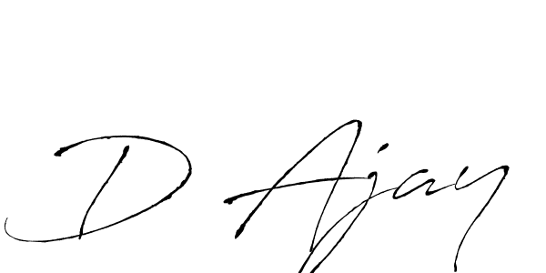 Best and Professional Signature Style for D Ajay. Antro_Vectra Best Signature Style Collection. D Ajay signature style 6 images and pictures png
