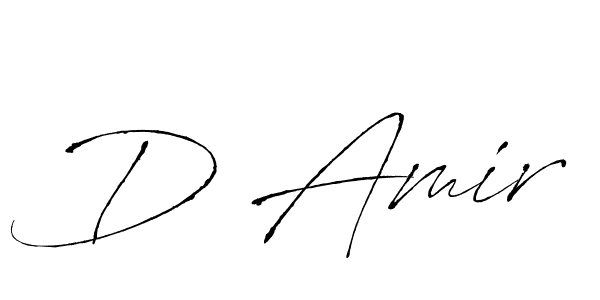 if you are searching for the best signature style for your name D Amir. so please give up your signature search. here we have designed multiple signature styles  using Antro_Vectra. D Amir signature style 6 images and pictures png