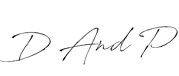 It looks lik you need a new signature style for name D And P. Design unique handwritten (Antro_Vectra) signature with our free signature maker in just a few clicks. D And P signature style 6 images and pictures png
