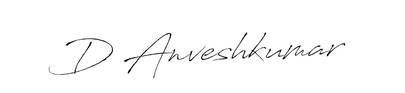 Use a signature maker to create a handwritten signature online. With this signature software, you can design (Antro_Vectra) your own signature for name D Anveshkumar. D Anveshkumar signature style 6 images and pictures png