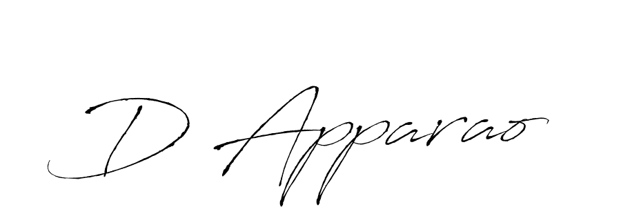 How to make D Apparao signature? Antro_Vectra is a professional autograph style. Create handwritten signature for D Apparao name. D Apparao signature style 6 images and pictures png