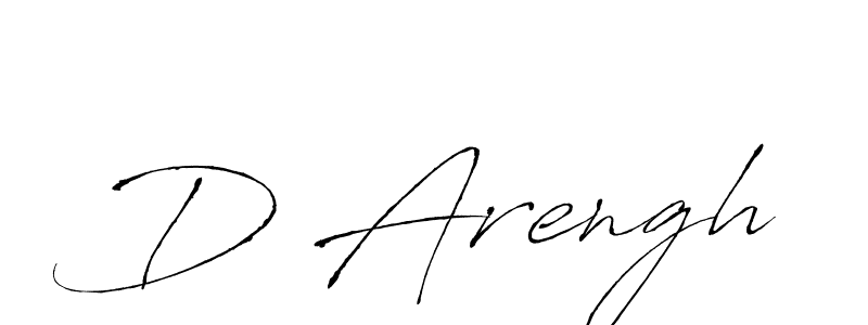 Make a beautiful signature design for name D Arengh. With this signature (Antro_Vectra) style, you can create a handwritten signature for free. D Arengh signature style 6 images and pictures png