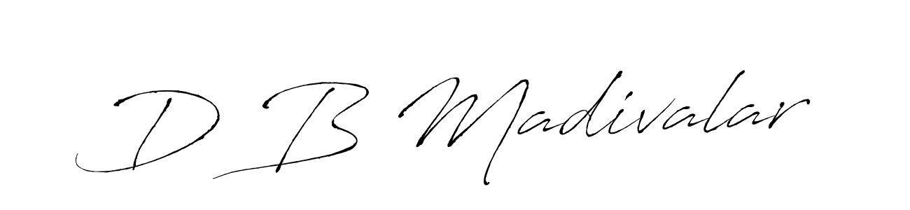 You can use this online signature creator to create a handwritten signature for the name D B Madivalar. This is the best online autograph maker. D B Madivalar signature style 6 images and pictures png