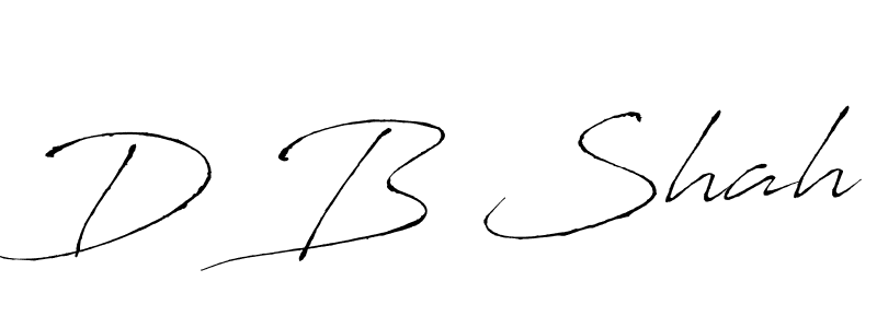 Use a signature maker to create a handwritten signature online. With this signature software, you can design (Antro_Vectra) your own signature for name D B Shah. D B Shah signature style 6 images and pictures png