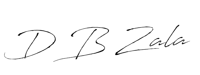 Here are the top 10 professional signature styles for the name D B Zala. These are the best autograph styles you can use for your name. D B Zala signature style 6 images and pictures png