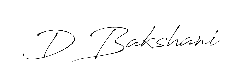 Antro_Vectra is a professional signature style that is perfect for those who want to add a touch of class to their signature. It is also a great choice for those who want to make their signature more unique. Get D Bakshani name to fancy signature for free. D Bakshani signature style 6 images and pictures png