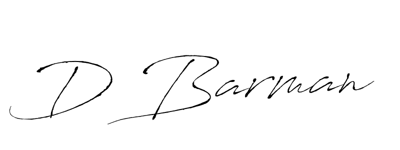 How to make D Barman signature? Antro_Vectra is a professional autograph style. Create handwritten signature for D Barman name. D Barman signature style 6 images and pictures png