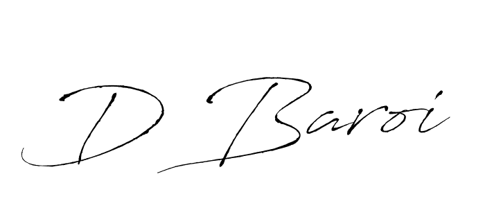 How to make D Baroi signature? Antro_Vectra is a professional autograph style. Create handwritten signature for D Baroi name. D Baroi signature style 6 images and pictures png