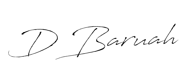 How to make D Baruah name signature. Use Antro_Vectra style for creating short signs online. This is the latest handwritten sign. D Baruah signature style 6 images and pictures png