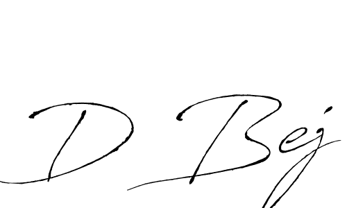 Antro_Vectra is a professional signature style that is perfect for those who want to add a touch of class to their signature. It is also a great choice for those who want to make their signature more unique. Get D Bej name to fancy signature for free. D Bej signature style 6 images and pictures png