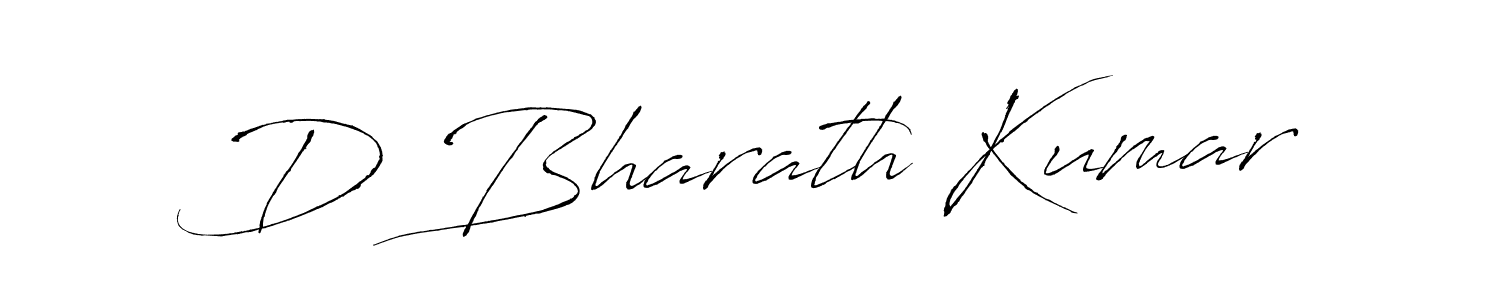 D Bharath Kumar stylish signature style. Best Handwritten Sign (Antro_Vectra) for my name. Handwritten Signature Collection Ideas for my name D Bharath Kumar. D Bharath Kumar signature style 6 images and pictures png
