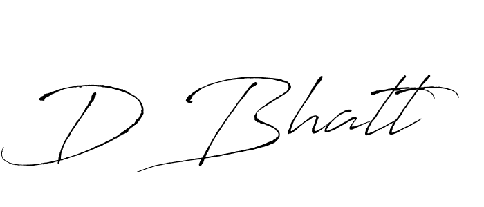 It looks lik you need a new signature style for name D Bhatt. Design unique handwritten (Antro_Vectra) signature with our free signature maker in just a few clicks. D Bhatt signature style 6 images and pictures png