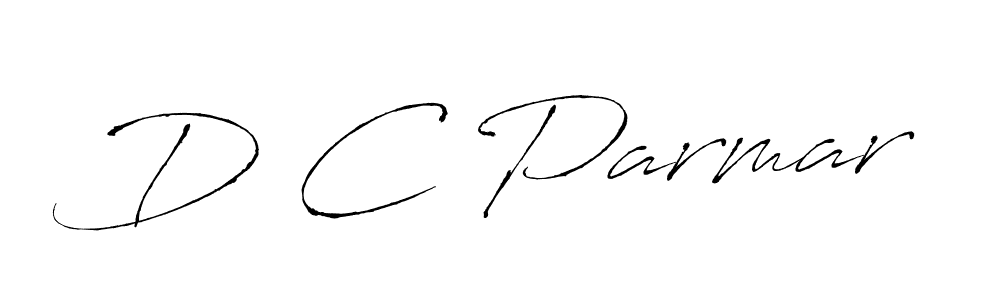 Also You can easily find your signature by using the search form. We will create D C Parmar name handwritten signature images for you free of cost using Antro_Vectra sign style. D C Parmar signature style 6 images and pictures png