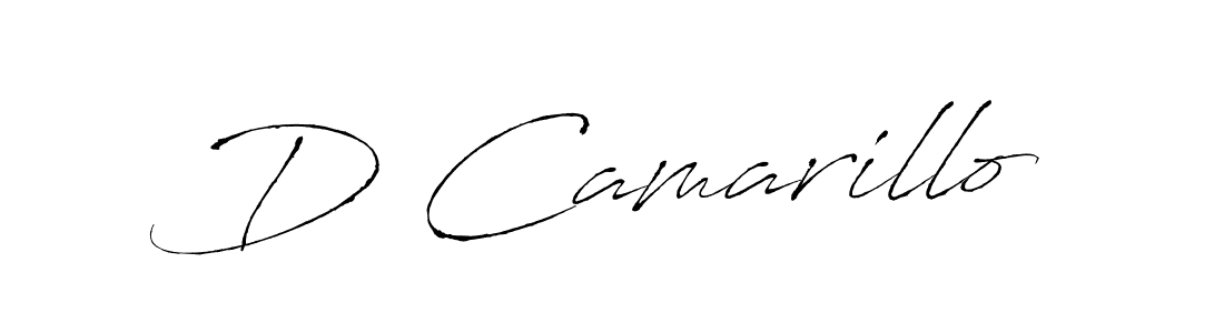 Also we have D Camarillo name is the best signature style. Create professional handwritten signature collection using Antro_Vectra autograph style. D Camarillo signature style 6 images and pictures png