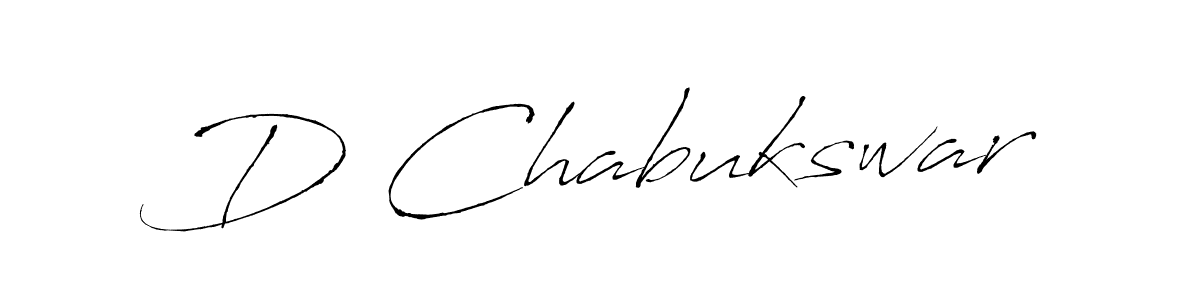 How to Draw D Chabukswar signature style? Antro_Vectra is a latest design signature styles for name D Chabukswar. D Chabukswar signature style 6 images and pictures png