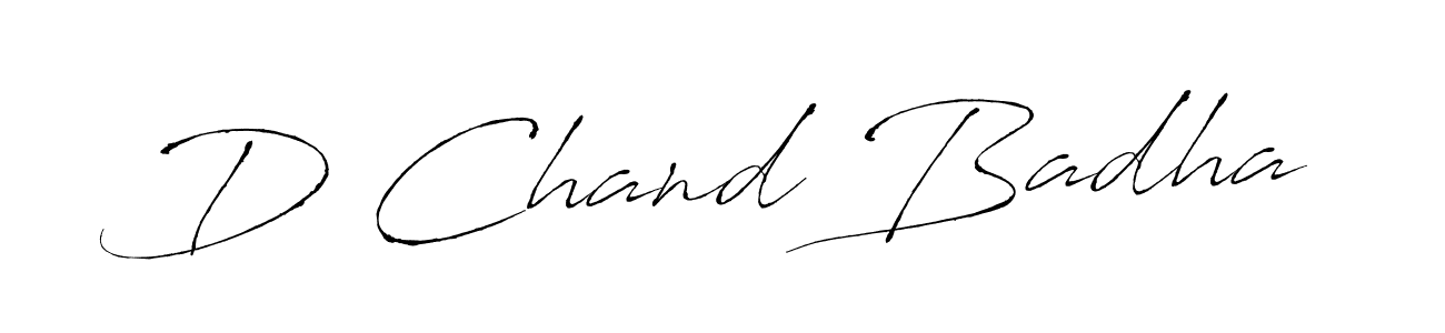 You should practise on your own different ways (Antro_Vectra) to write your name (D Chand Badha) in signature. don't let someone else do it for you. D Chand Badha signature style 6 images and pictures png