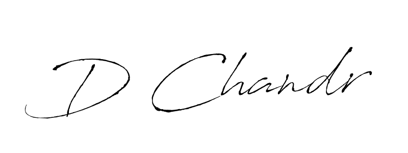 How to make D Chandr name signature. Use Antro_Vectra style for creating short signs online. This is the latest handwritten sign. D Chandr signature style 6 images and pictures png