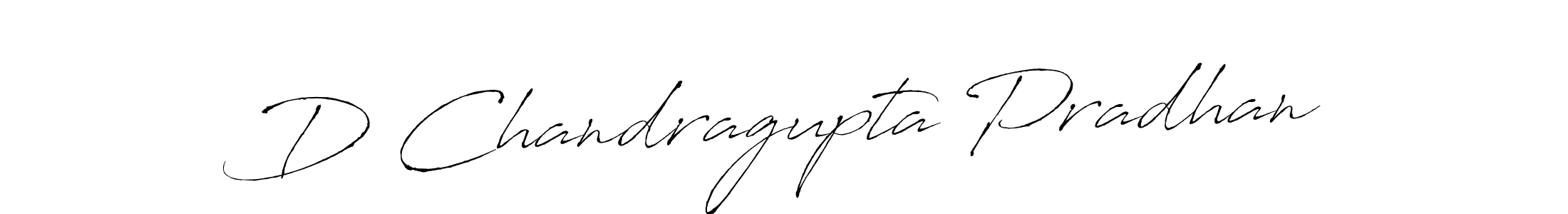 Antro_Vectra is a professional signature style that is perfect for those who want to add a touch of class to their signature. It is also a great choice for those who want to make their signature more unique. Get D Chandragupta Pradhan name to fancy signature for free. D Chandragupta Pradhan signature style 6 images and pictures png