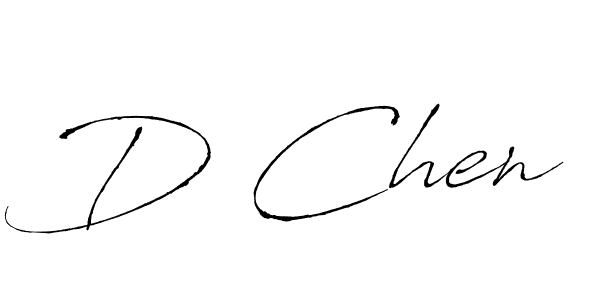 How to make D Chen signature? Antro_Vectra is a professional autograph style. Create handwritten signature for D Chen name. D Chen signature style 6 images and pictures png