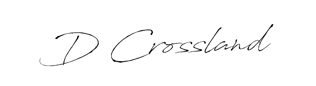 if you are searching for the best signature style for your name D Crossland. so please give up your signature search. here we have designed multiple signature styles  using Antro_Vectra. D Crossland signature style 6 images and pictures png