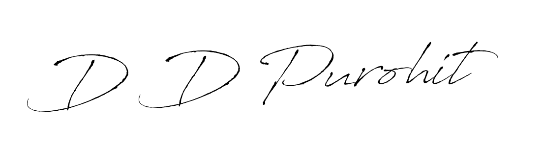 Similarly Antro_Vectra is the best handwritten signature design. Signature creator online .You can use it as an online autograph creator for name D D Purohit. D D Purohit signature style 6 images and pictures png