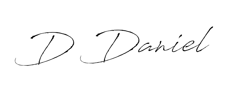 How to make D Daniel signature? Antro_Vectra is a professional autograph style. Create handwritten signature for D Daniel name. D Daniel signature style 6 images and pictures png
