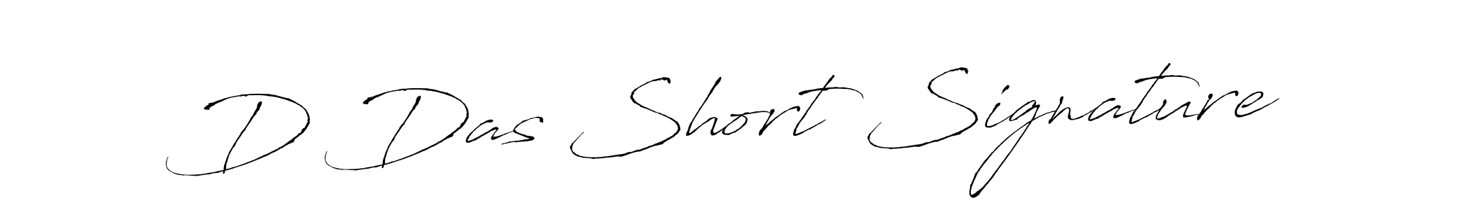 You should practise on your own different ways (Antro_Vectra) to write your name (D Das Short Signature) in signature. don't let someone else do it for you. D Das Short Signature signature style 6 images and pictures png