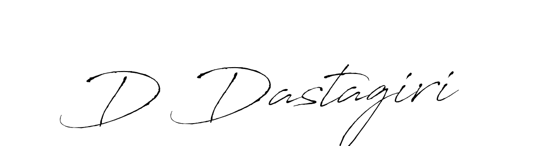 Create a beautiful signature design for name D Dastagiri. With this signature (Antro_Vectra) fonts, you can make a handwritten signature for free. D Dastagiri signature style 6 images and pictures png