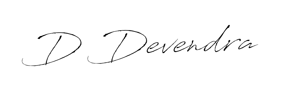 Use a signature maker to create a handwritten signature online. With this signature software, you can design (Antro_Vectra) your own signature for name D Devendra. D Devendra signature style 6 images and pictures png