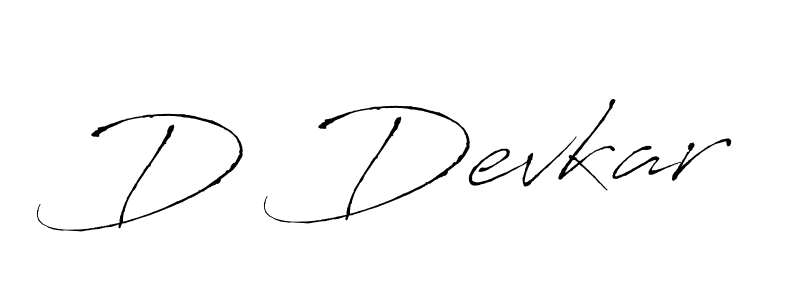 Make a beautiful signature design for name D Devkar. With this signature (Antro_Vectra) style, you can create a handwritten signature for free. D Devkar signature style 6 images and pictures png