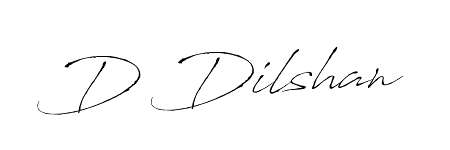 if you are searching for the best signature style for your name D Dilshan. so please give up your signature search. here we have designed multiple signature styles  using Antro_Vectra. D Dilshan signature style 6 images and pictures png