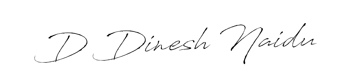 Use a signature maker to create a handwritten signature online. With this signature software, you can design (Antro_Vectra) your own signature for name D Dinesh Naidu. D Dinesh Naidu signature style 6 images and pictures png