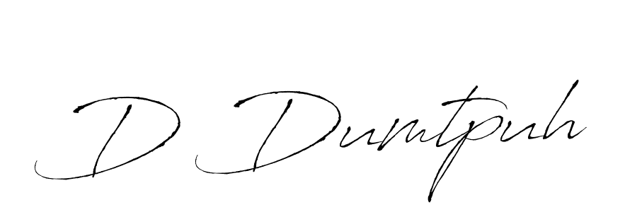 You should practise on your own different ways (Antro_Vectra) to write your name (D Dumtpuh) in signature. don't let someone else do it for you. D Dumtpuh signature style 6 images and pictures png