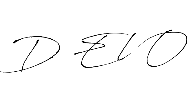 It looks lik you need a new signature style for name D El O. Design unique handwritten (Antro_Vectra) signature with our free signature maker in just a few clicks. D El O signature style 6 images and pictures png