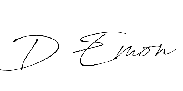 You should practise on your own different ways (Antro_Vectra) to write your name (D Emon) in signature. don't let someone else do it for you. D Emon signature style 6 images and pictures png