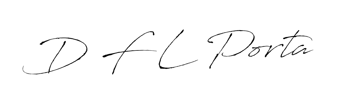 Make a beautiful signature design for name D F L Porta. Use this online signature maker to create a handwritten signature for free. D F L Porta signature style 6 images and pictures png