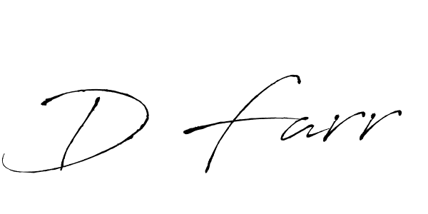 Use a signature maker to create a handwritten signature online. With this signature software, you can design (Antro_Vectra) your own signature for name D Farr. D Farr signature style 6 images and pictures png